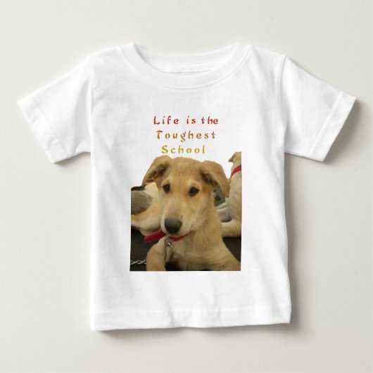 ゴールデン・ウィズダム – 生命学校を犬のように見る|過去記事 ベビーTシャツ (正面)