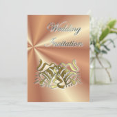 ゴールデン ウェディング ベルズ 結婚式 招待状 (スタンド正面)