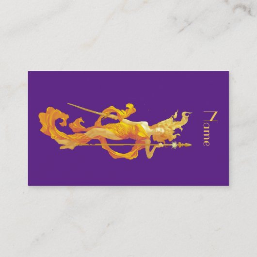 ゴールデン・ウォリアーの女神サンダー_コーブ 名刺 (裏面)