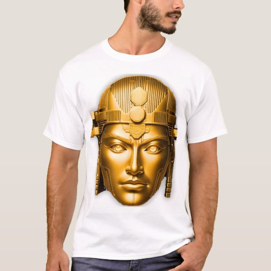 ゴールデン・ウォリアーフェイステー ホワイト Tシャツ (正面)