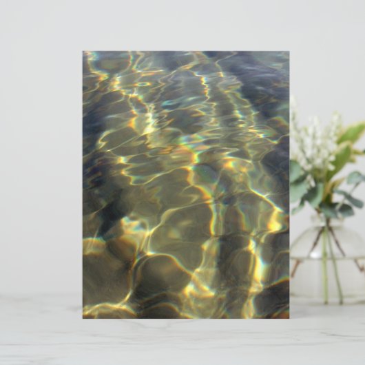 ゴールデン・ウォーターと色のスクラップブック紙 (スタンド正面)