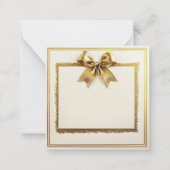 ゴールデン・エレガンス・フレーム ノートカード (正面)
