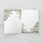 ゴールデン・エレガントフローラ・バレンタイン・カード シーズンカード (内部)