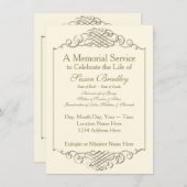 ゴールデン·エレガントヴィンテージ·フレーム2記念祭 招待状 (正面/裏面)