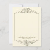 ゴールデン·エレガントヴィンテージ·フレーム2記念祭 招待状 (裏面)