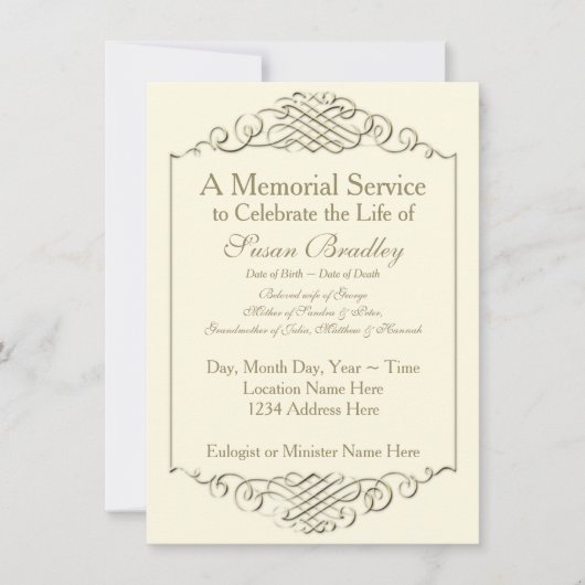 ゴールデン·エレガントヴィンテージ·フレーム2記念祭 招待状 (正面)