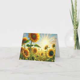 ゴールデン・エンブレイス折り畳みグリーティングカード カード