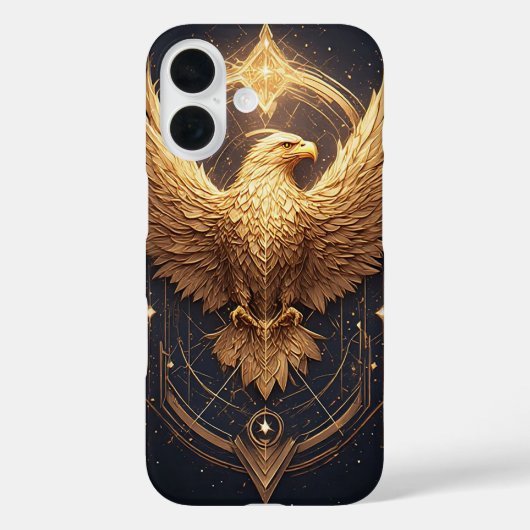 ゴールデン・オーナメント・イーグル Case-Mate iPhoneケース (裏面)