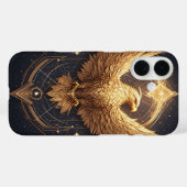 ゴールデン・オーナメント・イーグル Case-Mate iPhoneケース (裏面 (横))