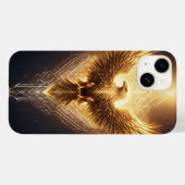 ゴールデン・オーナメント・イーグル Case-Mate iPhoneケース (裏面 (横))
