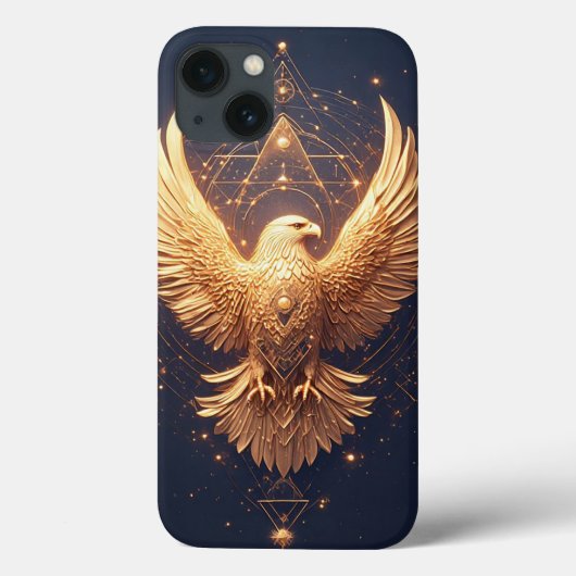 ゴールデン・オーナメント・イーグル Case-Mate iPhoneケース (裏面)