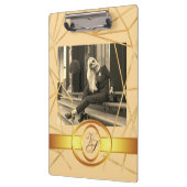 ゴールデン·ガール·ファッション·エレガントヴィンテージ クリップボード (左)