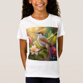 ゴールデン・クレステッド・ハニーイーターの幻想の鳥 Tシャツ
