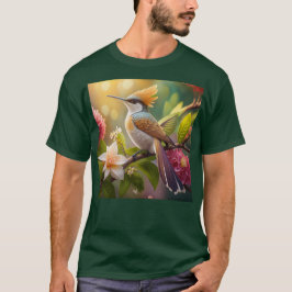ゴールデン・クレステッド・ハニーイーターの幻想の鳥 Tシャツ
