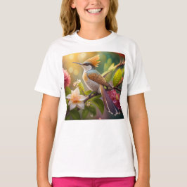 ゴールデン・クレステッド・ハニーイーターの幻想の鳥 Tシャツ