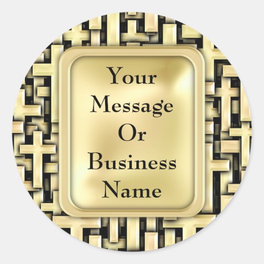 ゴールデン・クロス ラウンドシール (正面)