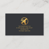 ゴールデン·グローブ·金ゴールド·トラック供給ライン·ロジスティクス 名刺 (裏面)