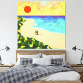 ゴールデン・グロー キャンバスプリント (インサイチュ (寝室))