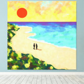 ゴールデン・グロー キャンバスプリント (インサイチュ (ウッドフロア))