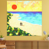 ゴールデン・グロー キャンバスプリント (インサイチュ (リビング))