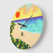 ゴールデン・グロー ラージ壁時計 (傾斜)