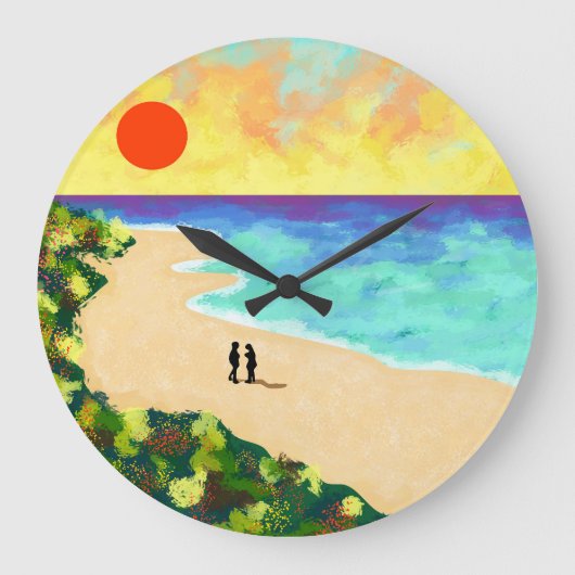 ゴールデン・グロー ラージ壁時計 (正面)