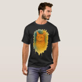 ゴールデン・グロー:水彩猫Tシャツ Tシャツ (正面フル)