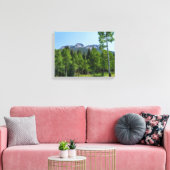 ゴールデン・ゲートの森の上のソロジン山頂 キャンバスプリント (インサイチュ (リビング))