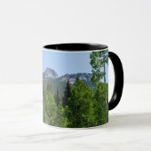 ゴールデン・ゲートの森の上のソロジン山頂 マグカップ (正面右)