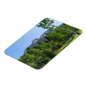 ゴールデン・ゲートの森の上のソロジン山頂 マグネット (左側)