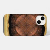 ゴールデン・コッパー・シマー iPhoneケース (裏面横)