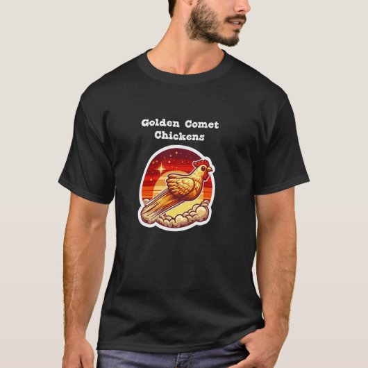 ゴールデン・コメットにわとり Tシャツ (正面)