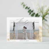 ゴールデン・コースト2枚結婚の写真 サンキューカード (スタンド正面)