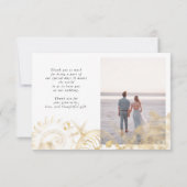 ゴールデン・コースト2枚結婚の写真 サンキューカード (裏面)