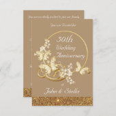 ゴールデン・ジュビリー招待状 招待状 (正面/裏面)