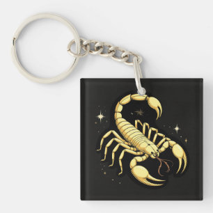 🦂 ゴールデン・スコーピオン 星座占いギフト 🦂 キーホルダー