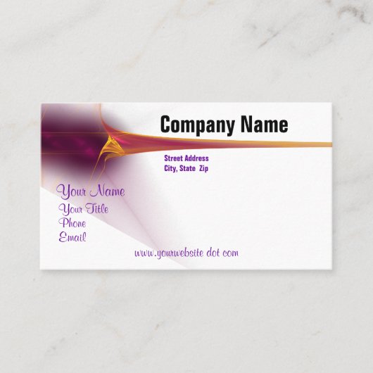 ゴールデン・ストリーク 名刺 (正面)