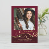 ゴールデン・スワーズ写真卒業発表 案内状 (スタンド正面)