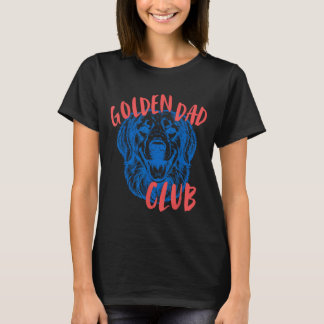 ゴールデン・ダッド・クラブ 面白い ゴールデンレトリバー 犬の父 Tシャツ