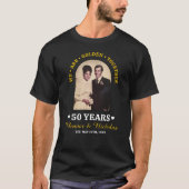 ゴールデン・トゥギャザー 50周年記念の結婚記念写真 Tシャツ (正面)