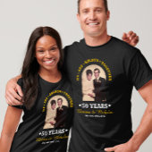 ゴールデン・トゥギャザー 50周年記念の結婚記念写真 Tシャツ