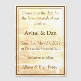 ゴールデン·トラディションズ·マグネティック·セーブ·ザ·デート·カード