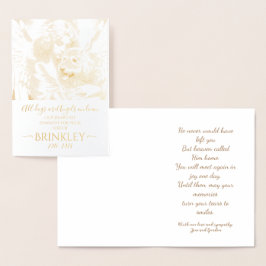 ゴールデン・ドードルの損失に対する哀悼の意 箔カード