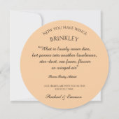 ゴールデン・ドードル・ラブ決して死なない同情カード サンキューカード (裏面)