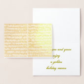 ゴールデン・バッハ・チャコンネ音楽原稿 箔カード (ディスプレー)