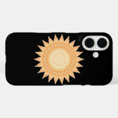 "ゴールデン・ヒマワリの曼荼羅 - あなたの中の光" Case-Mate iPhoneケース (裏面 (横))