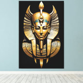 ゴールデン・ファラオinリーガル・ヘアドアート キャンバスプリント (インサイチュ (ウッドフロア))