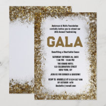 ゴールデン・フォーマル・コーポレート・ガラボール・パーティー・ファンドレイザー