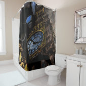 ゴールデン/ブラックタワービッグベンロンドン シャワーカーテン (インサイチュ)