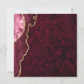 ゴールデン・ブルゴーニュRN看護学校卒業パーティー 招待状 (裏面)